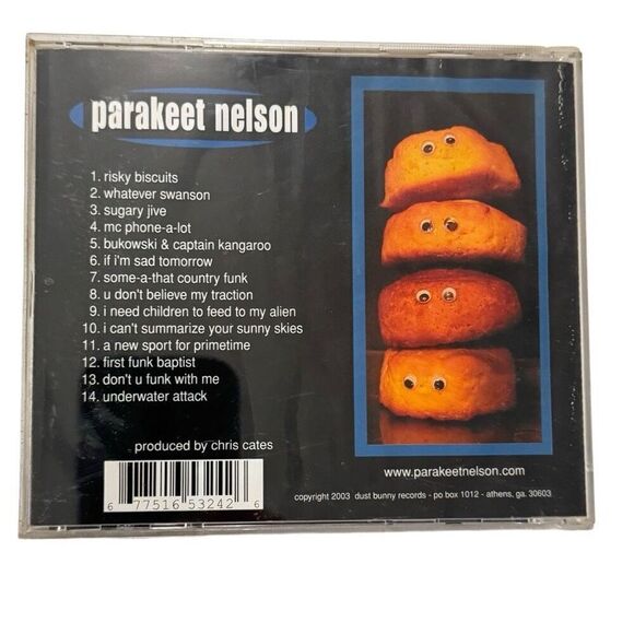 Risky Biscuits by Parakeet Nelson ( CD, 2003, Dust Bunny Records ) - Picture 2 of 5